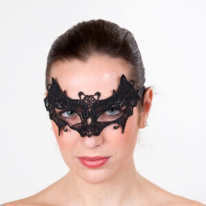 "Augenmaske ""Fledermaus"", schwarze Spitze"