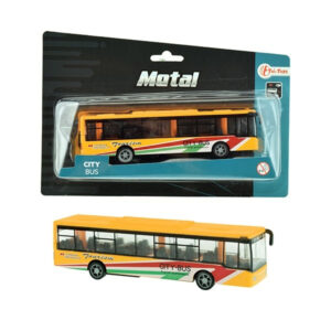 Bus Stadtbus gelb Metall ca 15cm