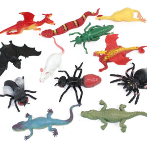 Gummitiere Stretchtiere 12 fach sortiert, ca 6,5-13cm