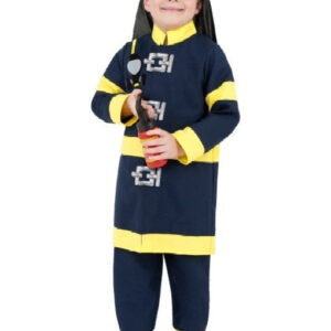 Kostüm - Feuerwehrmann Oberteil, Hose und Hut für ca 7-9 Jahre