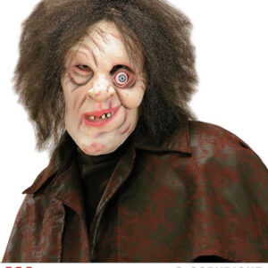 Maske - Horrorfratze Buckliger mit Haaren