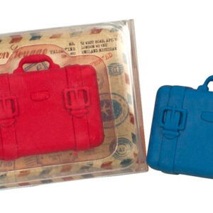 Radiergummi Bon Voyage 2-farbig sortiert ca 4x3,3cm