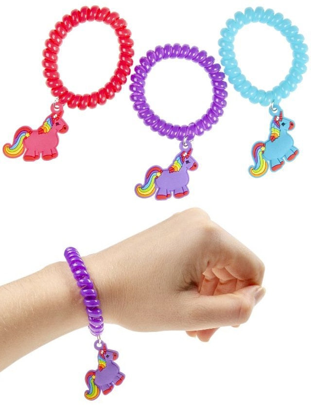 Armband Haarband mit Einhorn 3-fach sortiert - ca 5cm