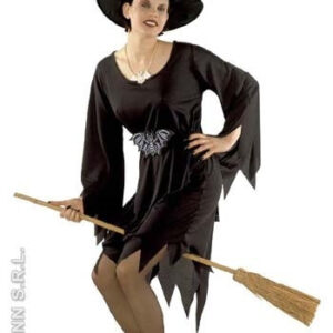 Kostüm - Hexe Crudelia (Kleid, Gürtel, Hut) Größe 165cm