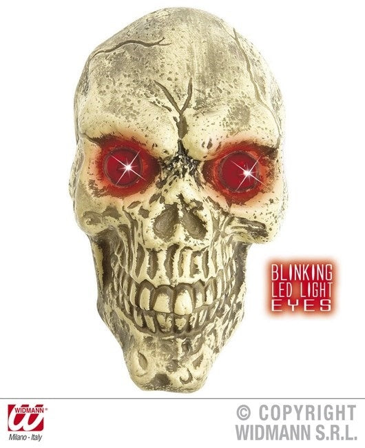 Wandeko Totenkopf mit LED Augen 25 cm