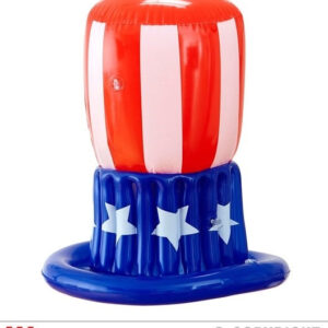 Hut Uncle Sam aufblasbar - ca 50 cm