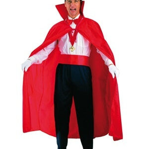 Kostüm Vampir Cape rot ca. 120 cm Größe M/L