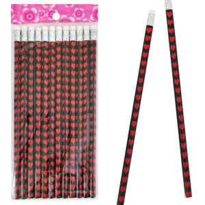Bleistift Herz mit Radiergummi ca 19cm