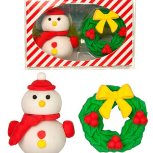 Radierer Wintertime 2er Set in Schachtel ca 7x4,5x2,5cm Preis für 1 Set