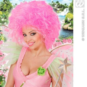 Perücke - Fairy - Fee neon pink