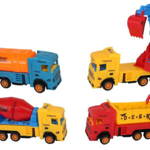 Baufahrzeug - 4 fach sortiert ca 14cm