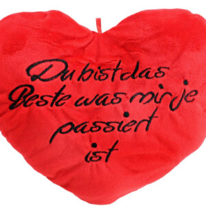 Herz "Du bist das Beste was mir je passiert ist" ca 80 cm