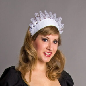 Servierhäubchen, weiß