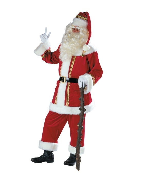 Nikolausanzug aus Glanzsamt Größe: Univ.