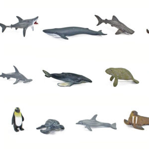 Meerestiere 12 fach sortiert in Schachtel - ca 4-10cm Preis für 1 Meerestier