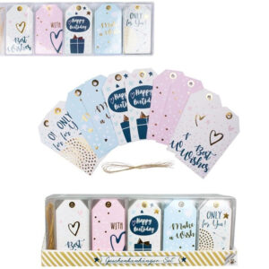 Geschenkanhänger 10 er Set - ca 8,5x4,5cm