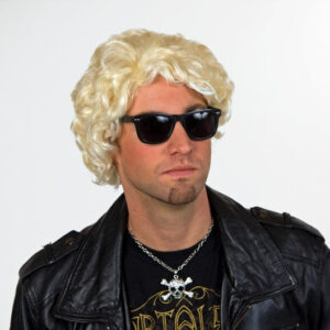 Herrenperücke weißblond