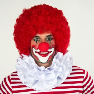 Clownkragen, weiß, dreilagig