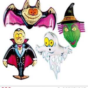 Halloweenfiguren aufblasbar 4-fach sortiert - ca 78cm
