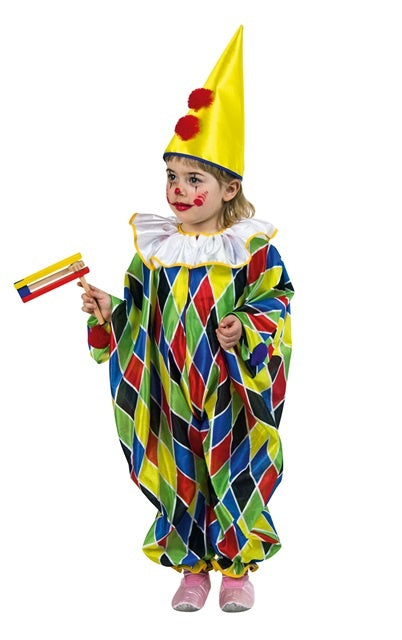 Clown-Overall Größe: 98/104