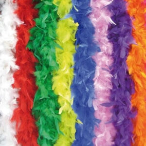 Federboa, ca. 180 cm, rot