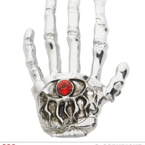 Brosche Skeletthand