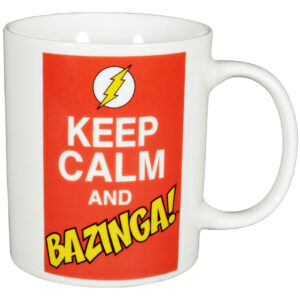 The Big Bang Theory - Kaffeetasse 'Keep Calm and Bazinga' Porzellan, 320ml