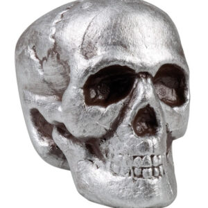 Totenkopf silber ca 18x16cm