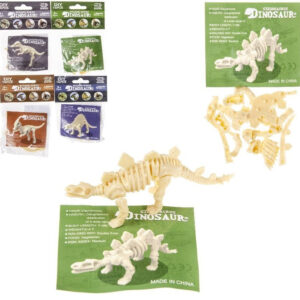 Puzzle Dinosaurier DIY 15 teilig im Beutel ca 13,5x9,5cm 4-fach sortiert