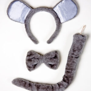 Mausset: Ohren, Schwanz, Fliege