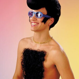 Brusthaartoupet braun