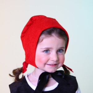 Rotkäppchenhaube, rot