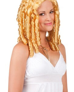 Perücke - Angel Korkenzieherlocken goldblond