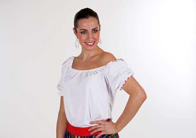 weiße Allzweckbluse Größe: 36/38