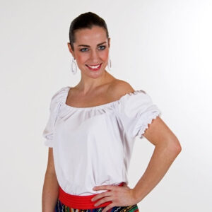 weiße Allzweckbluse Größe: 44/46