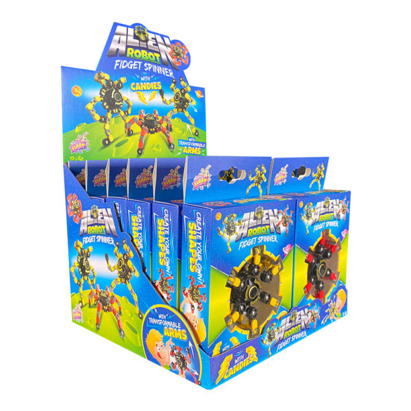 Sweet Flash Alien Robot Fidget Spiner 12 Stück im Karton