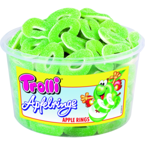 Trolli  Apfelringe  150 Stück in der Dose