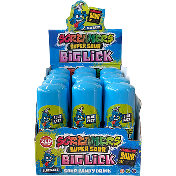 ZED Candy Screamers Super Sour 12 Stück im Karton