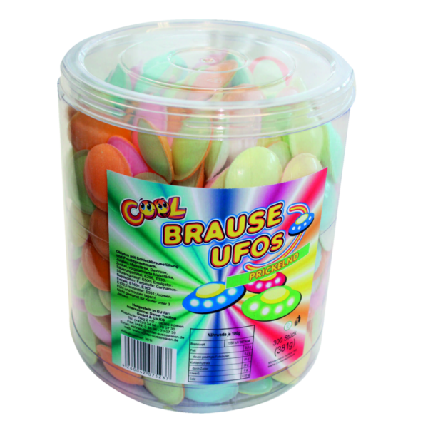 Cool  Brause Ufos  300 Stück in der Dose