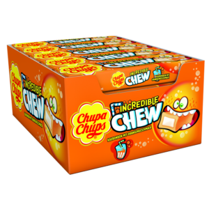 Chupa Chups Incredible Chew Orange 20 Stück im Karton
