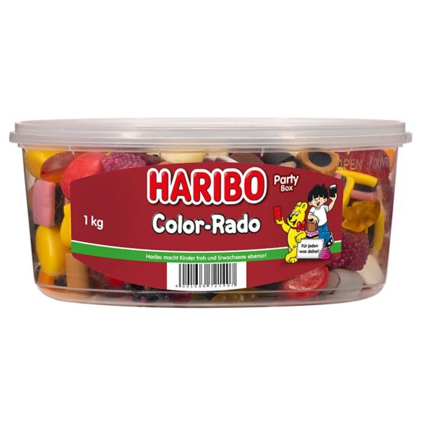 Haribo Color-Rado 1kg in der Dose