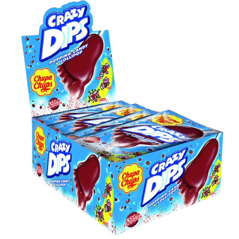 Chupa Chups Crazy Dips Cola 24 Stück im Karton