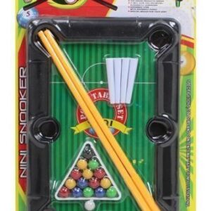 Billard auf Karte ca 25x15cm Kleiner Mini Billiardtisch