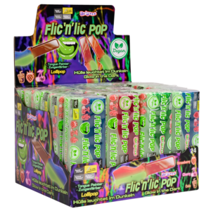 au’some Flic’n’ Lic Pop Glow in the Dark 24 Stück im Karton