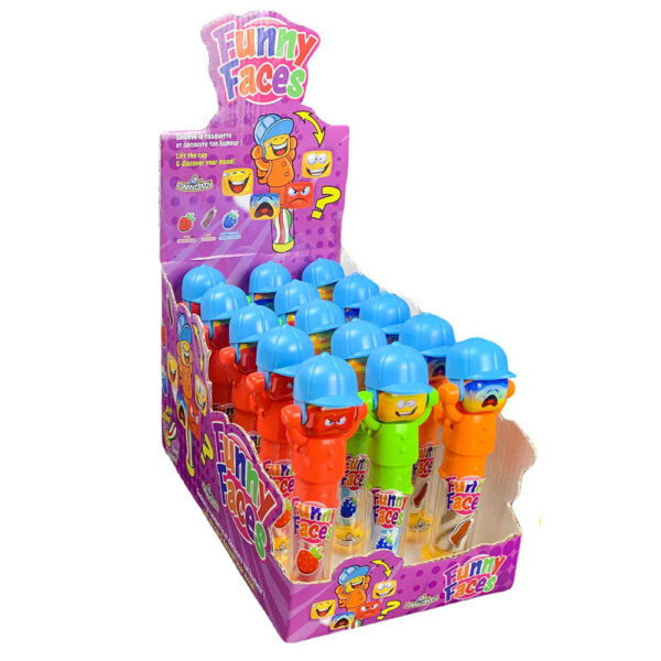 Funny Candy Funny Faces 15 Stück im Karton