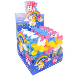 Funny Candy Unicorn Fan 12 Stück im Karton
