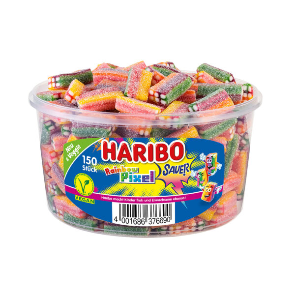 Haribo Rainbow Pixel 150 Stück in der Dose