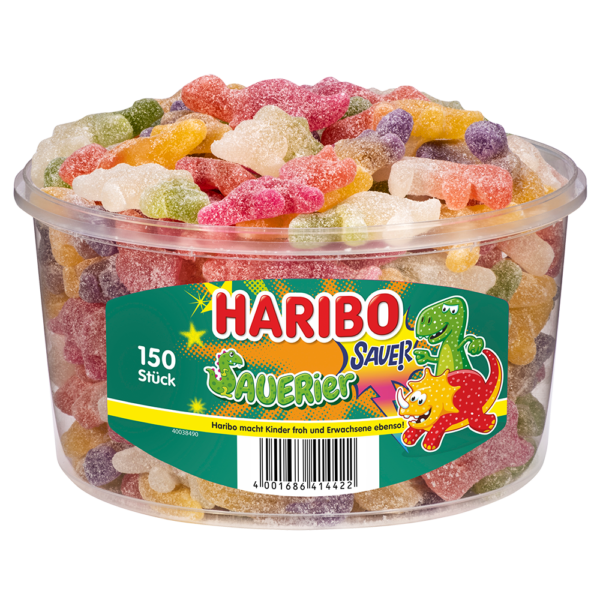 Haribo SAUERier 150 Stück in der Dose