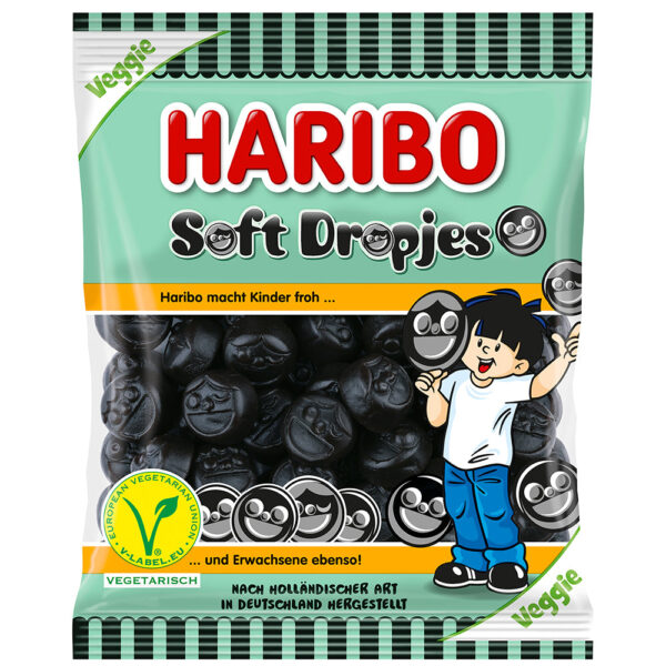 Haribo Soft Dropjes 160g