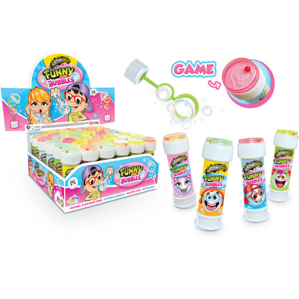 Johny Bee Funny Soap Bubbles 36 Stück im Karton